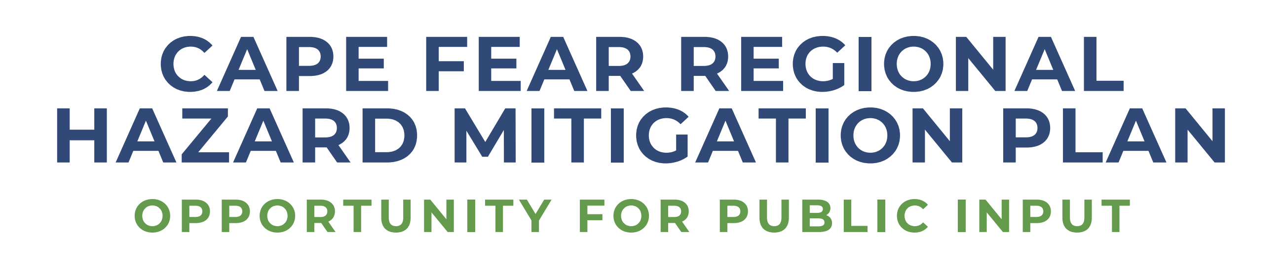Cape Fear Regional Hazard Mitigation Plan