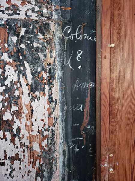 Blackboard at Freedmens School