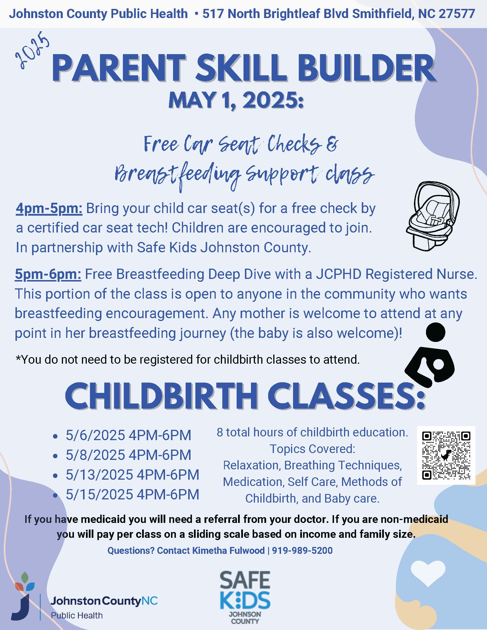 Flyer for Parenting Skills class