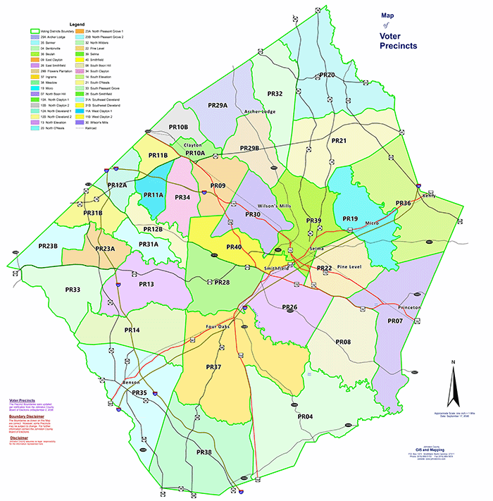Precincts Map - 2026