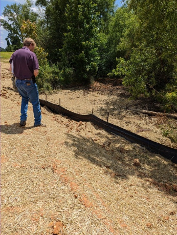 Employee monitoring erosion control project